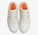 Air Jordan 1 Low Inside Out Crema Blanco Gris Claro