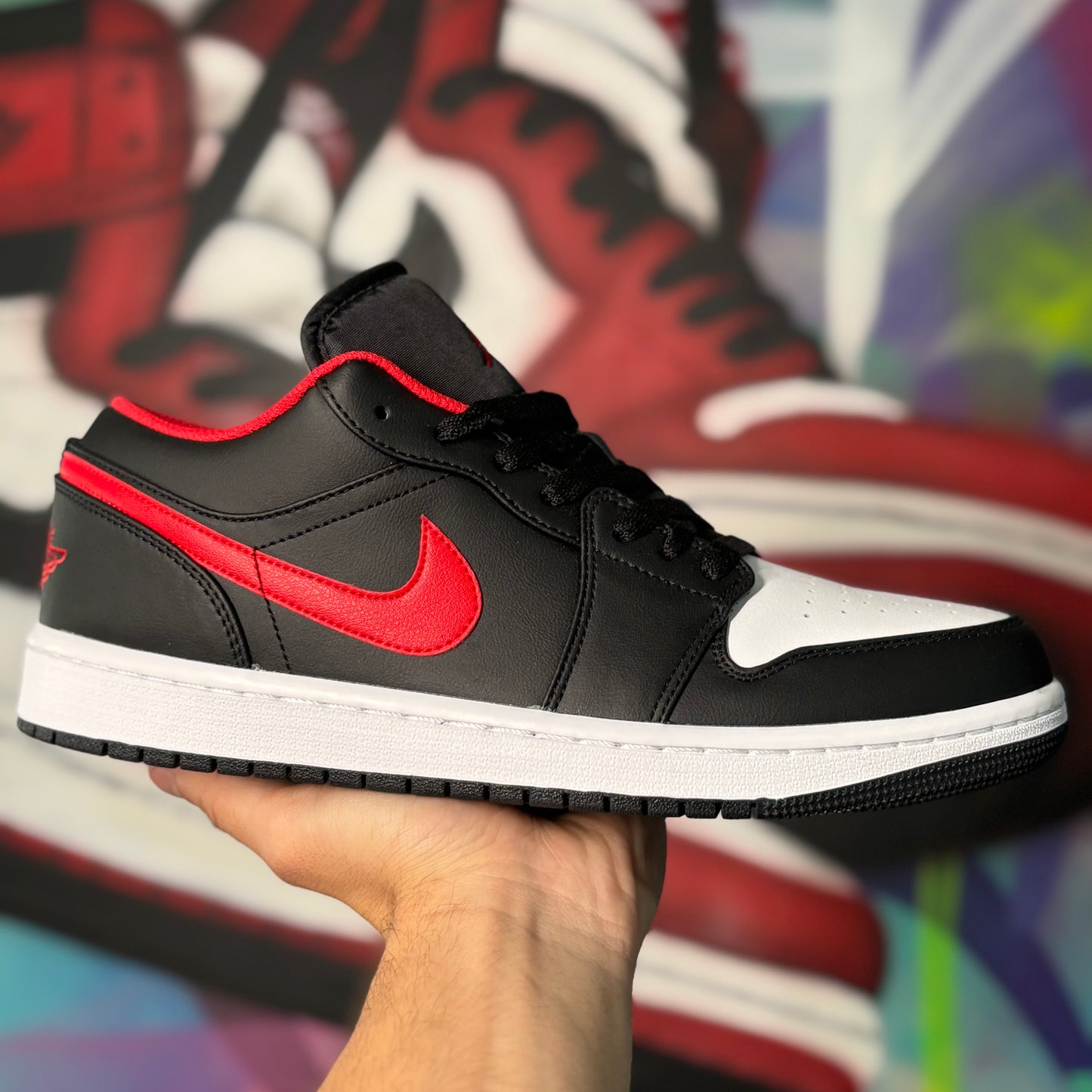 Tênis Air Jordan 1 Low White Toe (Pronta Entrega)