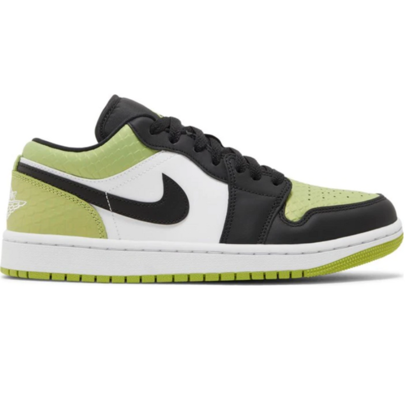 Air Jordan 1 Low Snakeskin Verde vivo