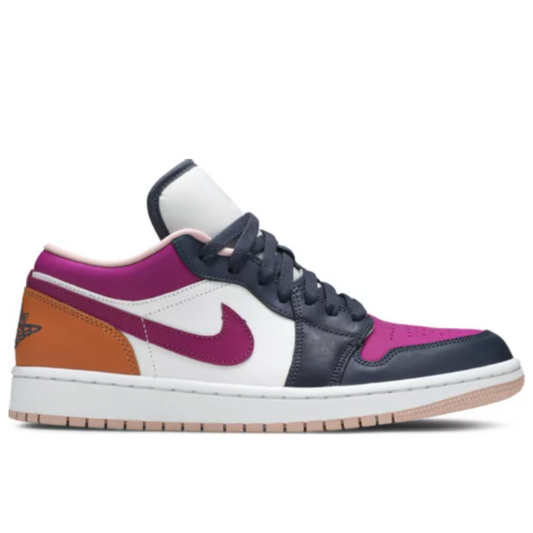 Air Jordan 1 Low SE 'Mismatched' - Púrpura y magenta