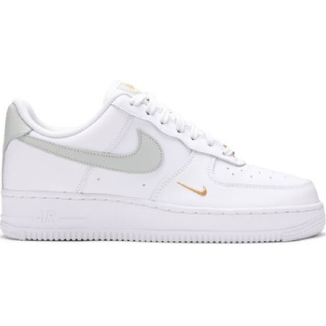 Tênis Nike Air Force 1 White Light Silver