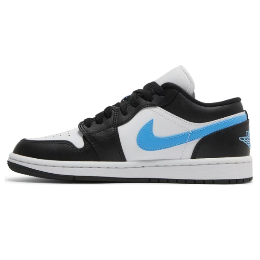 Tênis Air Jordan 1 Low Black University Blue White