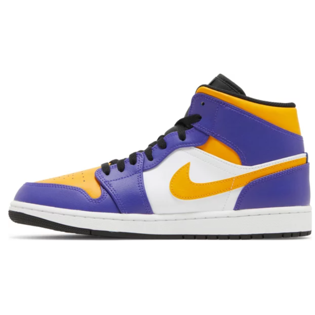 Tênis Air Jordan 1 Mid Lakers (2022)