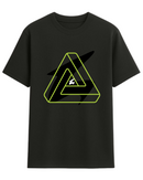 Camiseta negra neón flux de UN1K