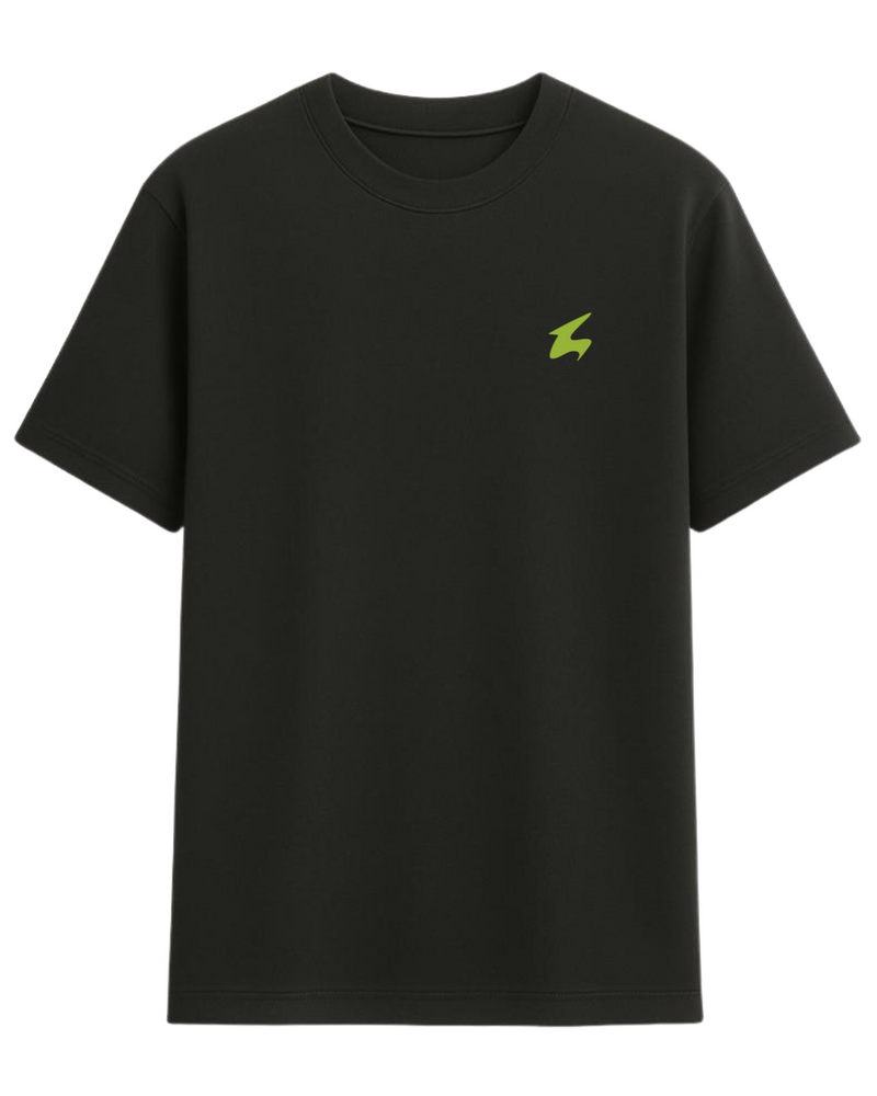 Camiseta negra neón flux de UN1K