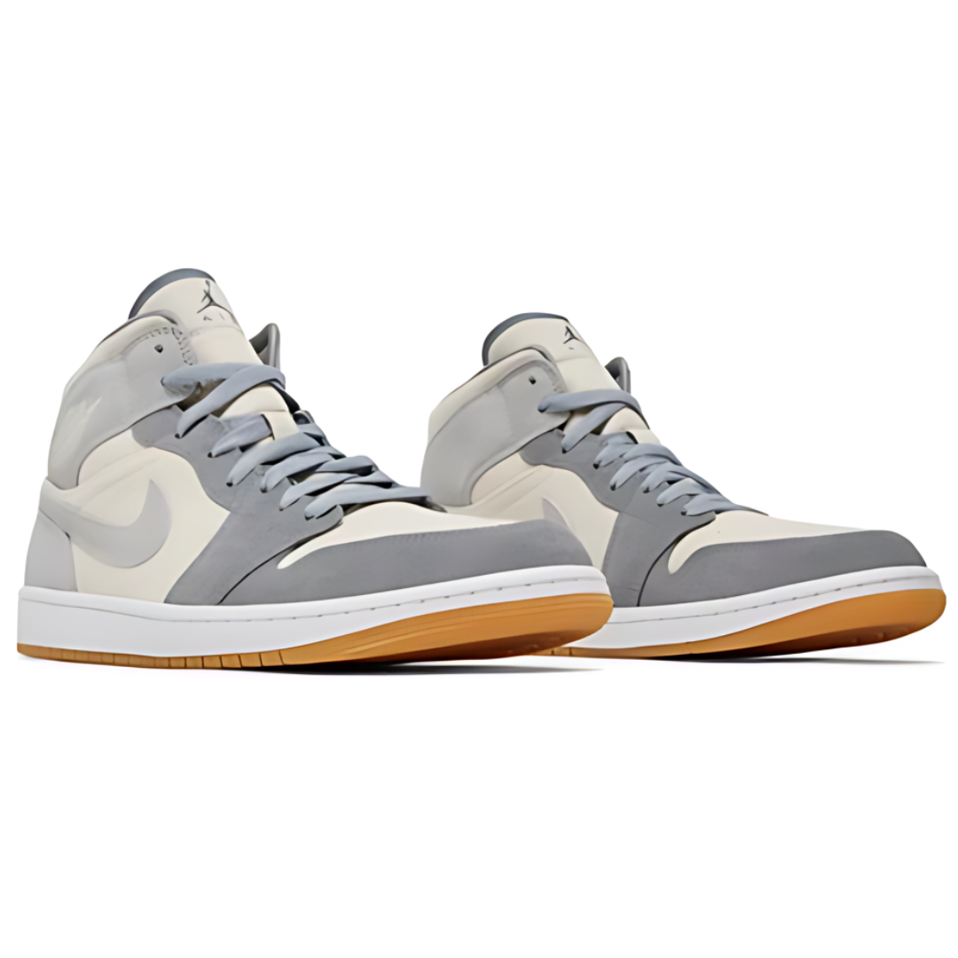 Tênis Jordan 1 Mid SE Coconut Milk Particle Gray