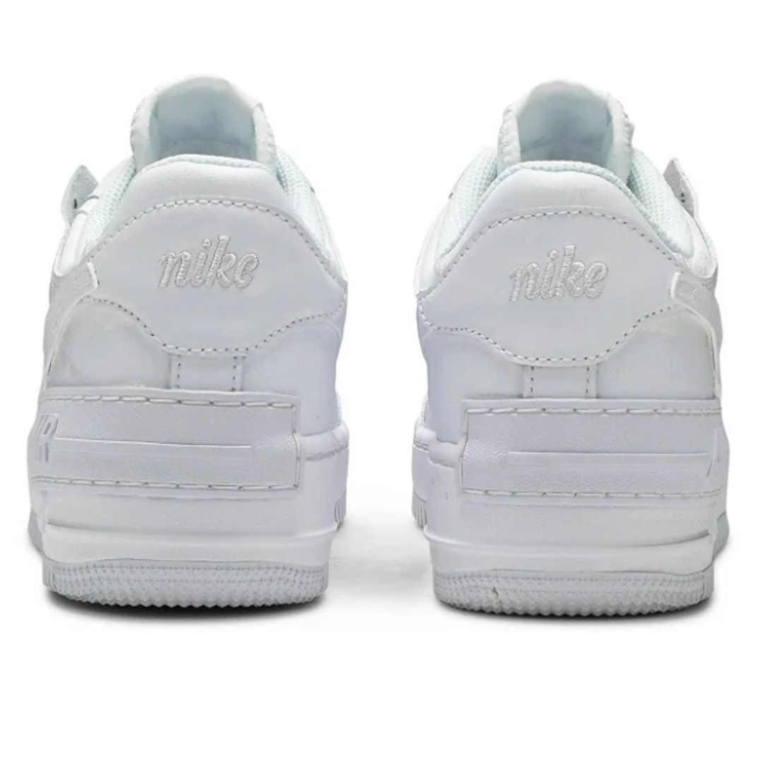 Tênis Nike Air Force 1 Shadow Triple White