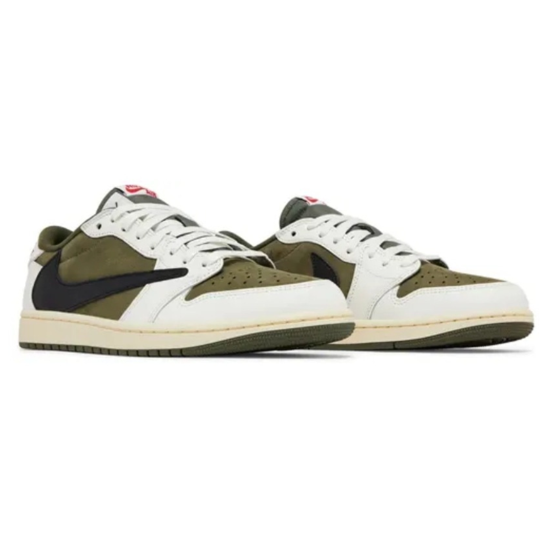 Tênis Nike Air Jordan 1 Low Medium Olive Green