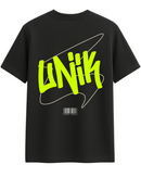 Camiseta negra "Art Techno" de UN1K