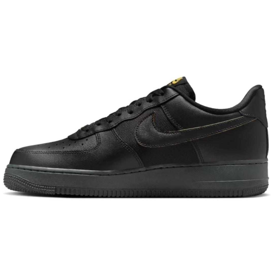 Tênis Nike Air Force 1 Black University Gold
