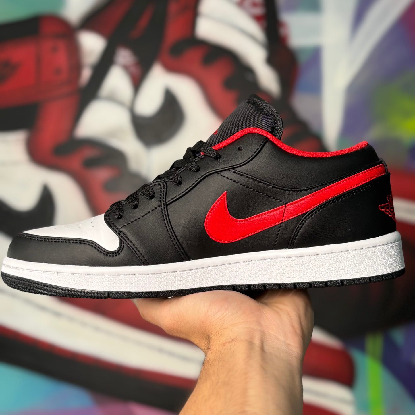 Tênis Air Jordan 1 Low White Toe (Pronta Entrega)