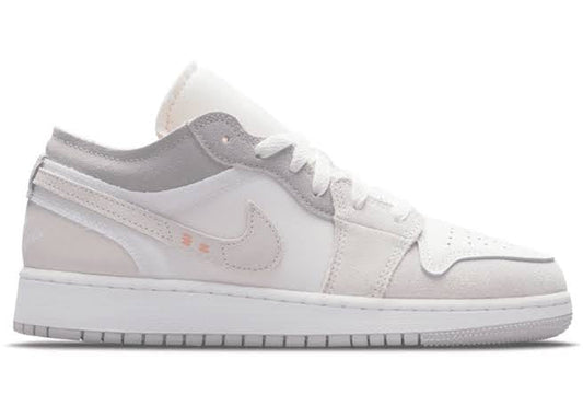 Air Jordan 1 Low Inside Out Crema Blanco Gris Claro