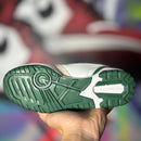 Zapatillas New Balance 550 Verde Blanco (Listas para entrega)