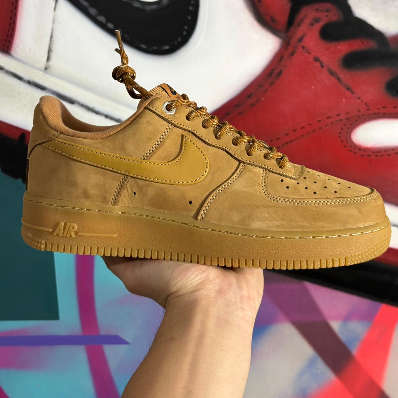 Tênis Air Force 1 Low Flax (Pronta Entrega)