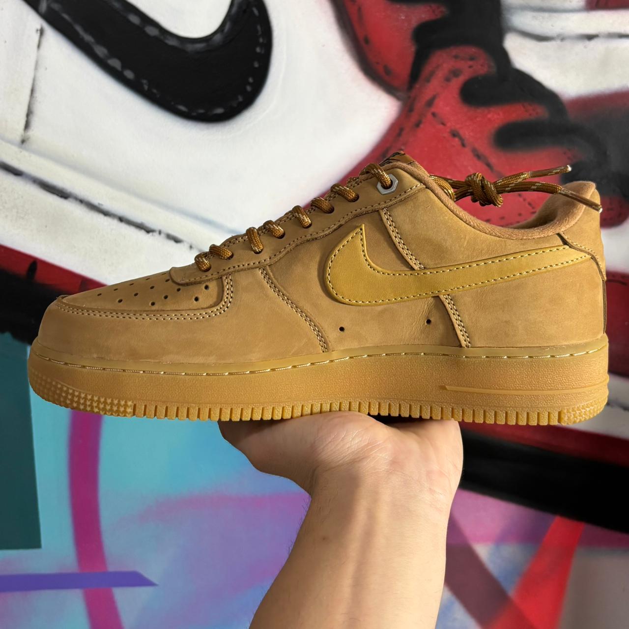 Tênis Air Force 1 Low Flax (Pronta Entrega)