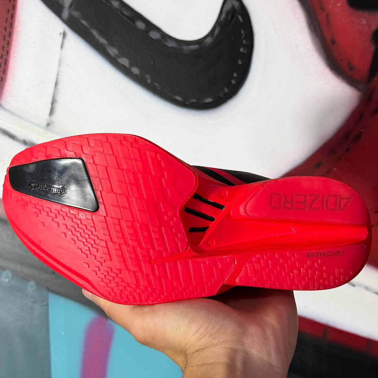 Adidas Adizero Adios Pro 4 Lucid Red Black (Pronta Entrega)