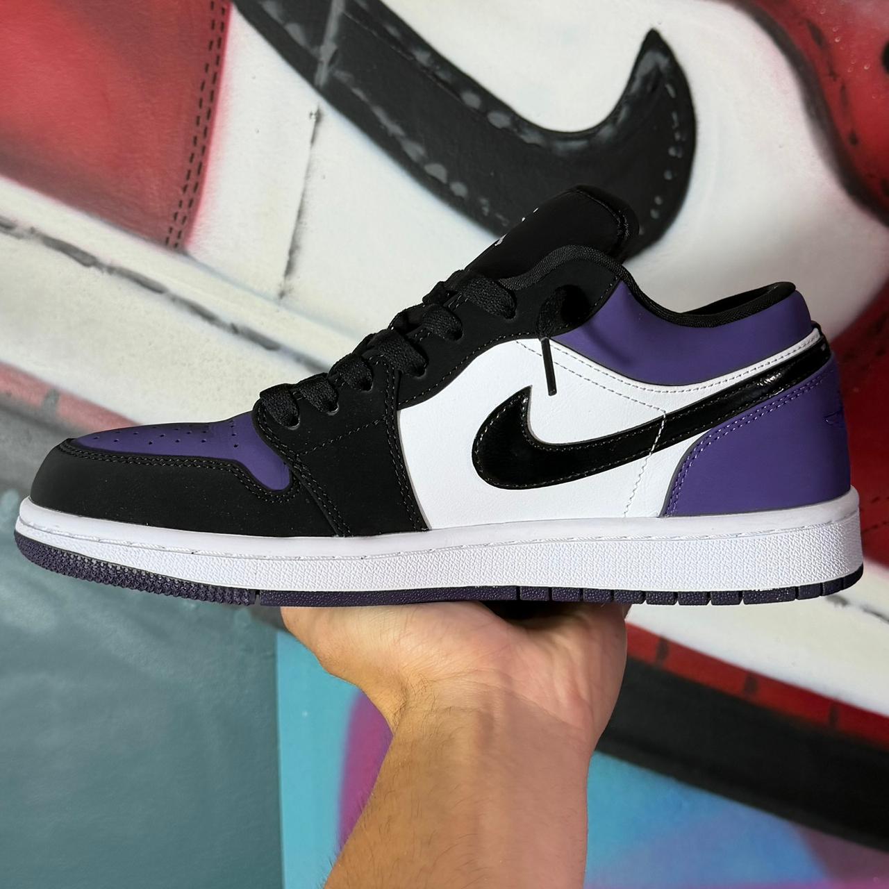 Tênis Air Jordan 1 Low Court Purple (Pronta Entrega)