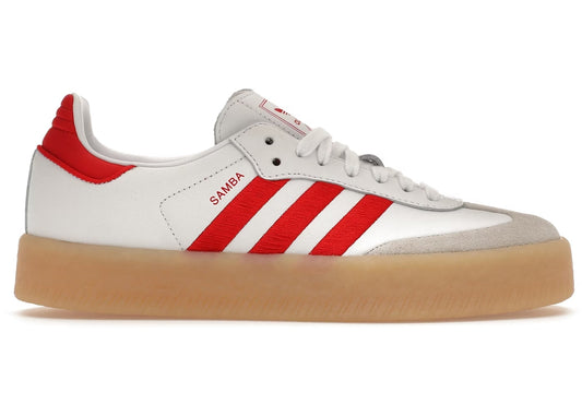 Adidas Sambae Blanco Mejor Escarlata Goma