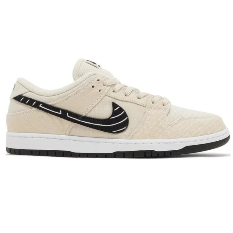 Zapatillas Nike Albino y Negro x Dunk Low SB Jiu-Jitsu
