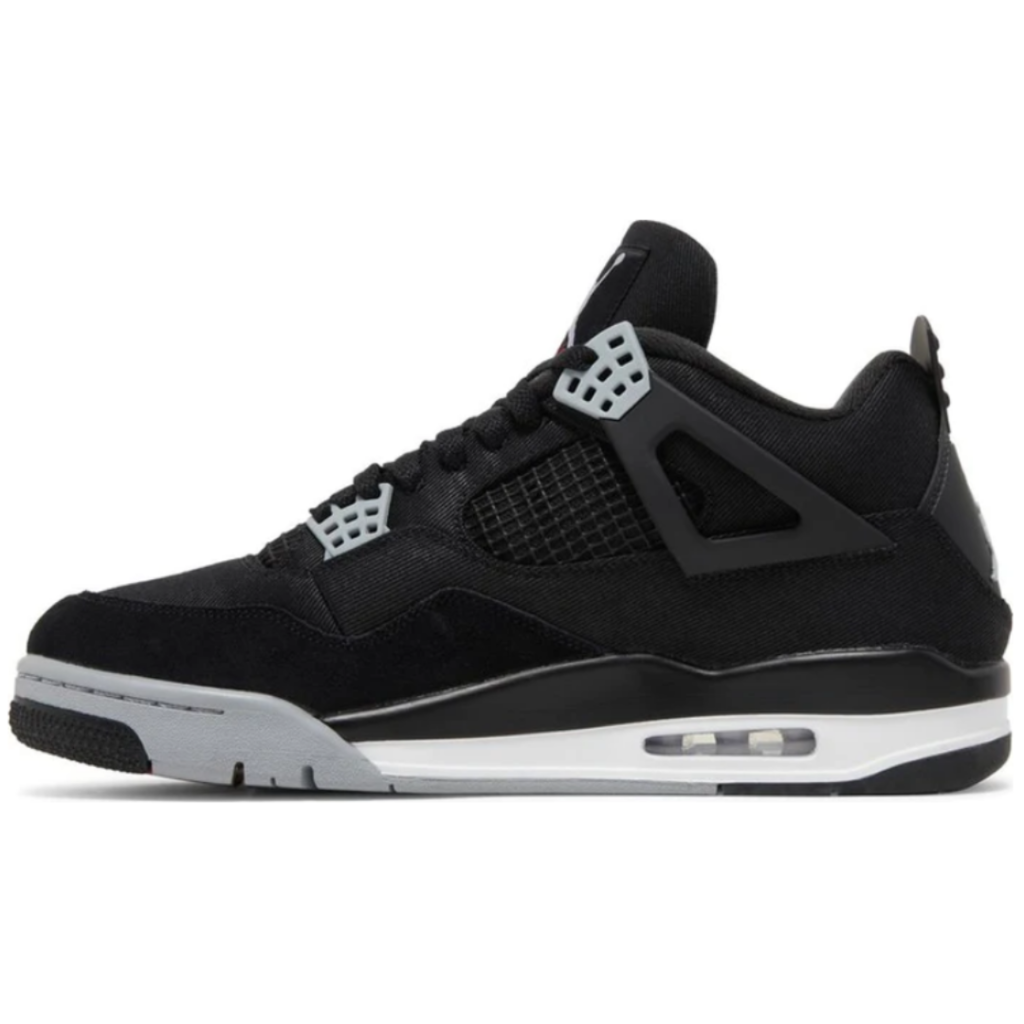 Tênis Air Jordan 4 Retro Black Canvas