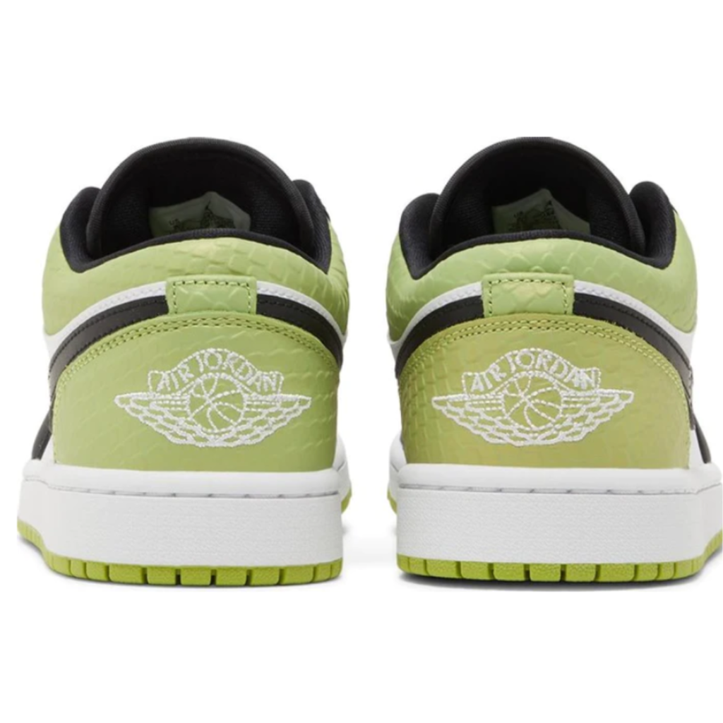 Tênis Air Jordan 1 Low Snakeskin Vivid Green