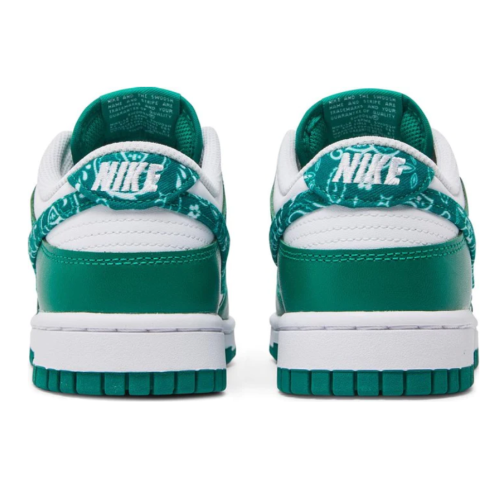 Tênis Dunk Low "Green Paisley"