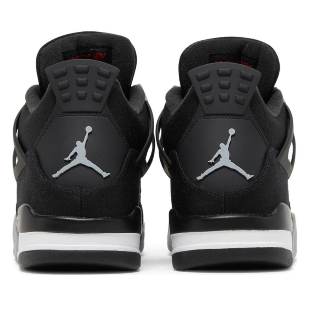 Tênis Air Jordan 4 Retro Black Canvas
