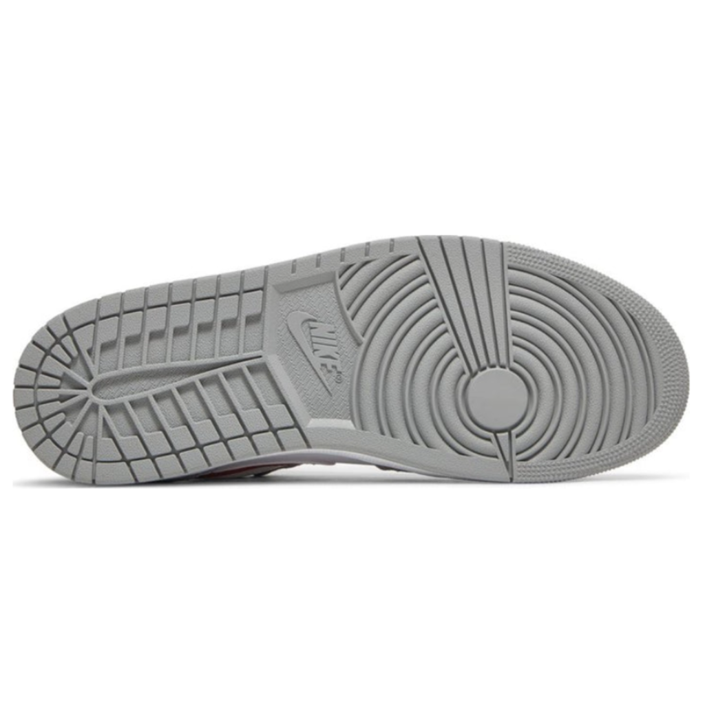 Tênis Air Jordan 1 Low Light Smoke Grey Red