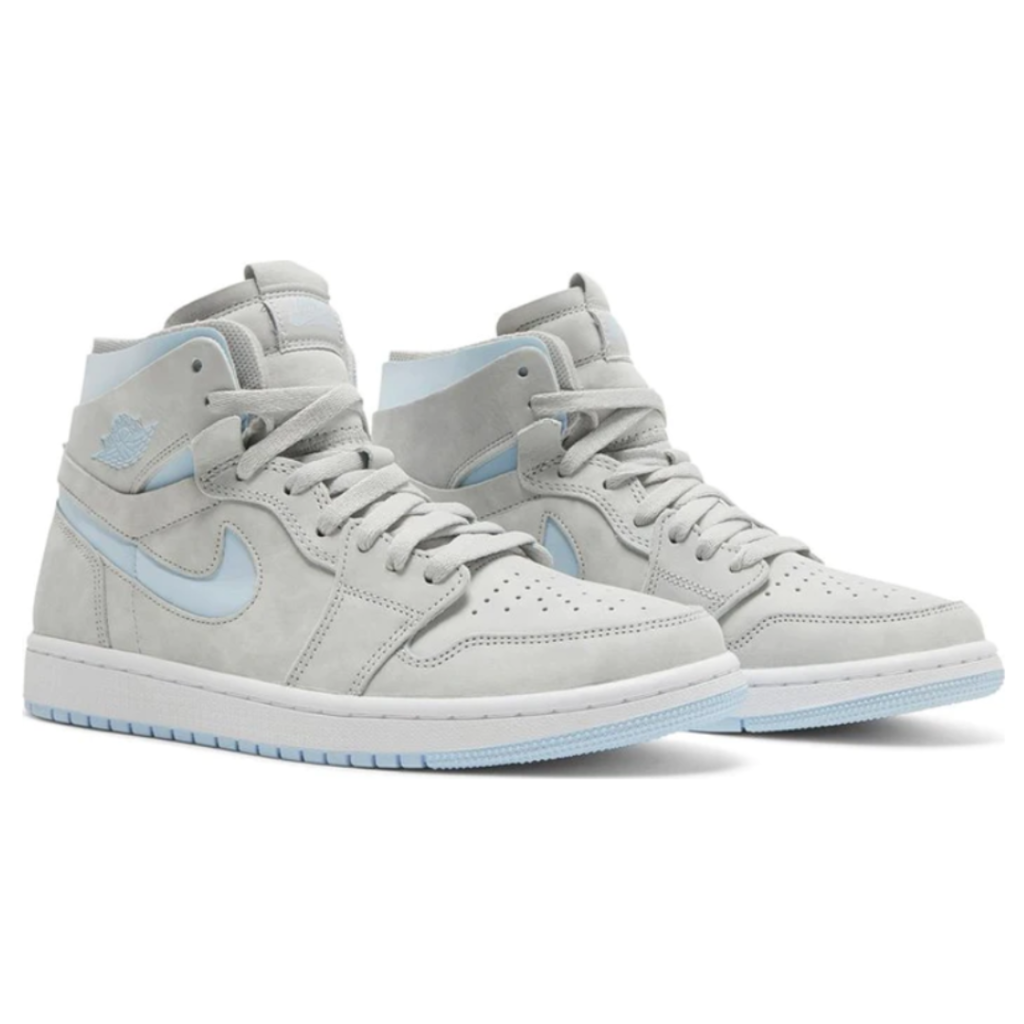 Tênis Nike Air Jordan 1 High Zoom Comfort 'Cool Grey Light Blue'