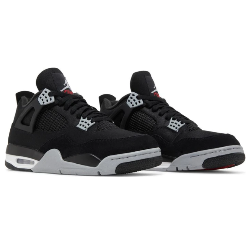 Tênis Air Jordan 4 Retro Black Canvas