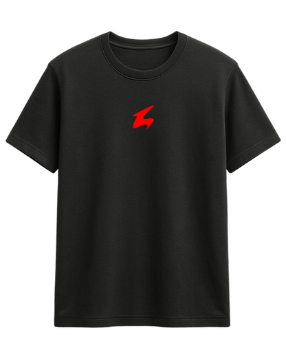 Camiseta Preta UN1K Pulse Red