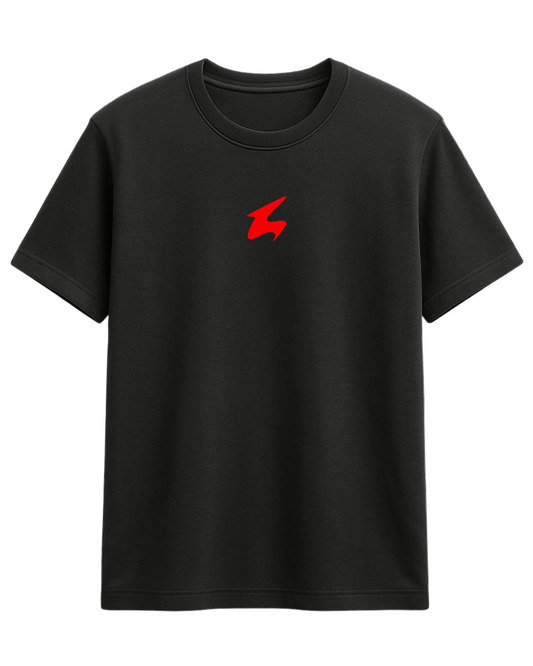 Camiseta Preta UN1K Pulse Red
