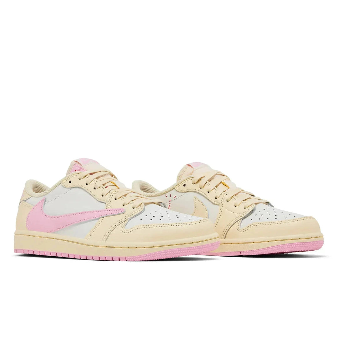 Air Jordan 1 Retro Low OG SP Travis Scott Shy Pink Bege