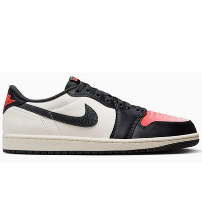 Tênis Air Jordan 1 Low Og X Paris Saint-Germain Sail Off Noir