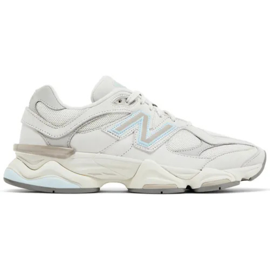 Tênis New Balance 9060 Pink Granite Silver Metallic Silver Cinza