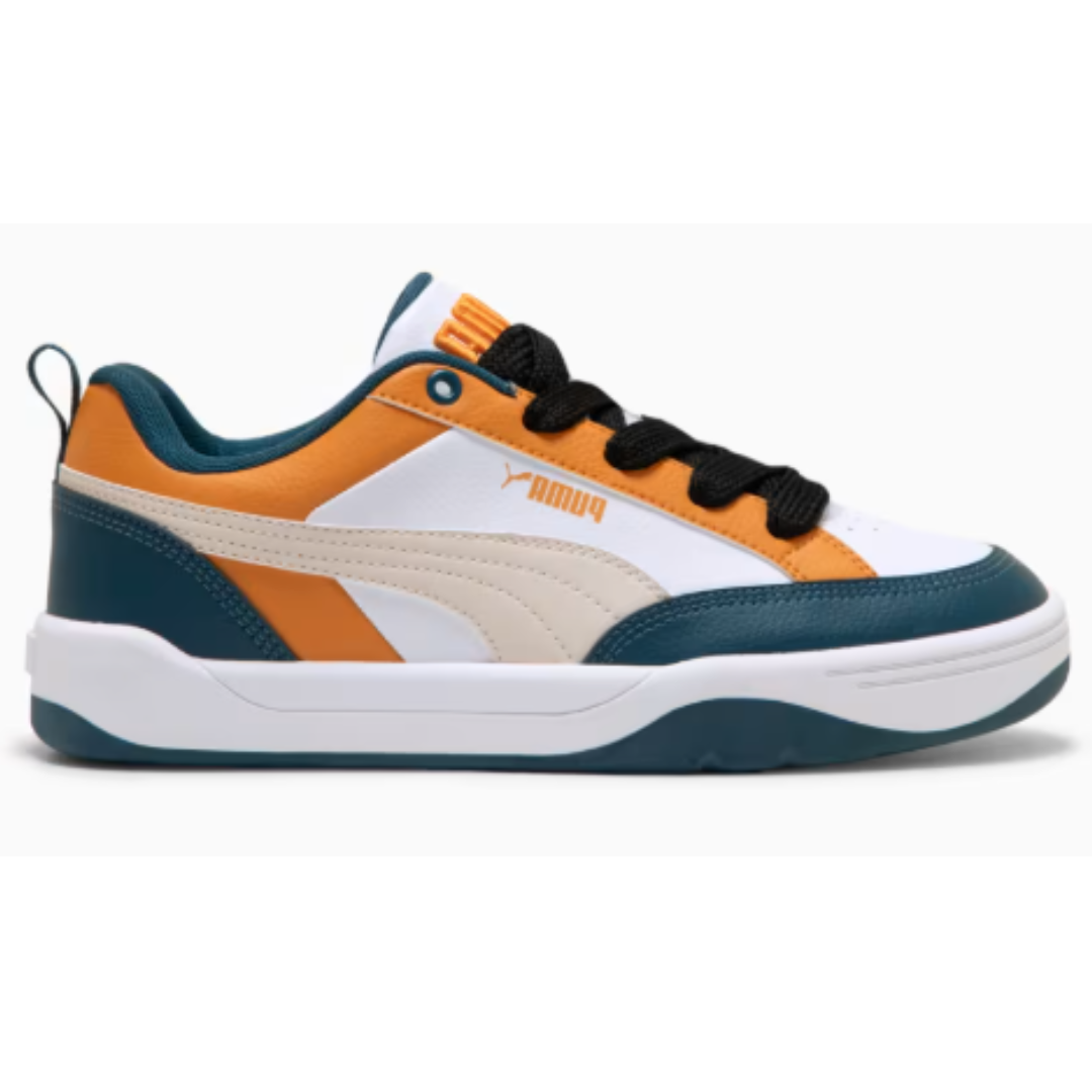 Tênis Puma Park Lifestyle BDP Branco Laranja e Azul (Pronta Entrega)