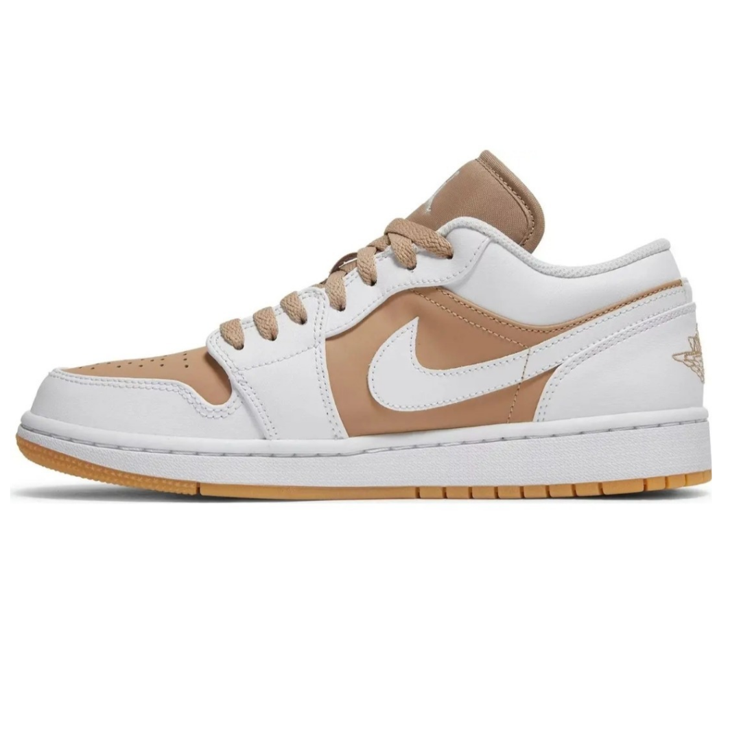 Tênis Air Jordan 1 Low Hemp white