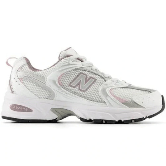 New Balance 530 Blanco Plata Metalizado Vino Hielo