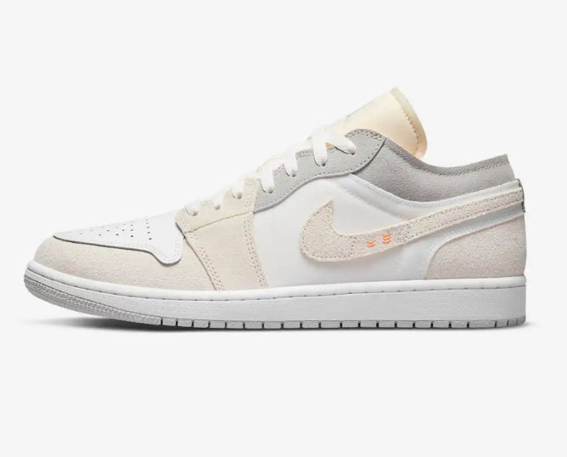 Air Jordan 1 Low Inside Out Crema Blanco Gris Claro