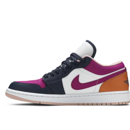 Air Jordan 1 Low SE 'Mismatched' - Púrpura y magenta
