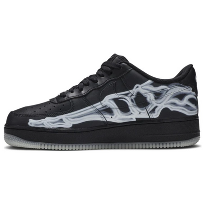 Tênis Air Force 1 Low Black Skeleton Halloween