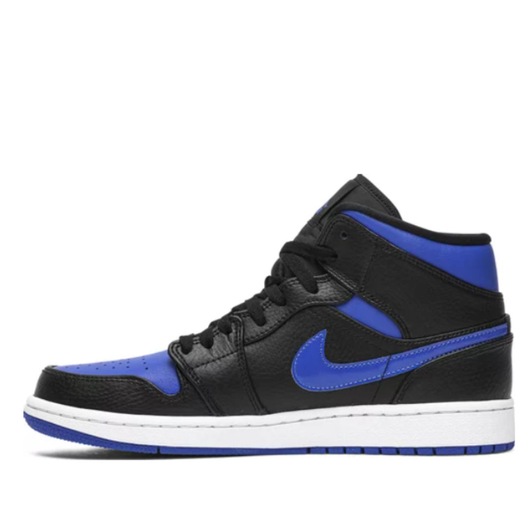 Tênis Air Jordan 1 Mid 'Black Hyper Royal'