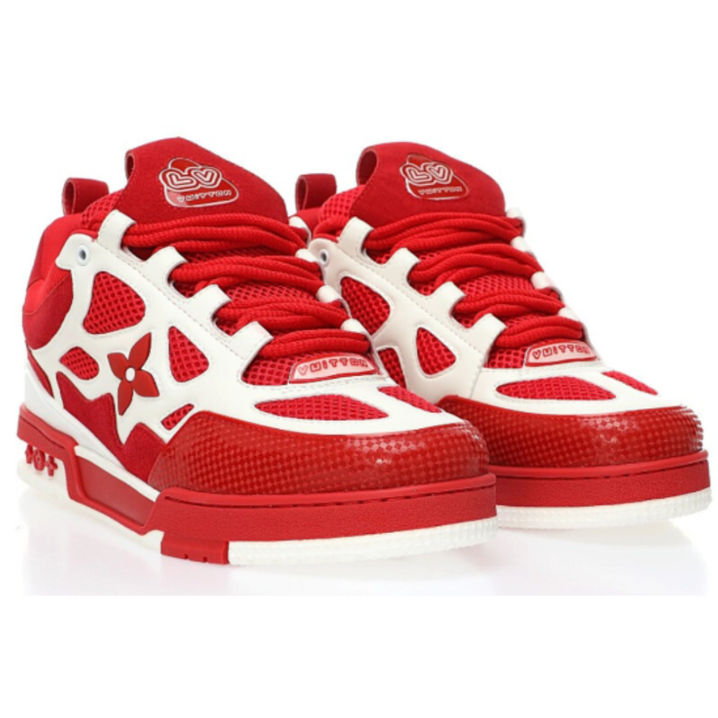 Tênis Louis Vuitton LV Skate Sneaker Red White