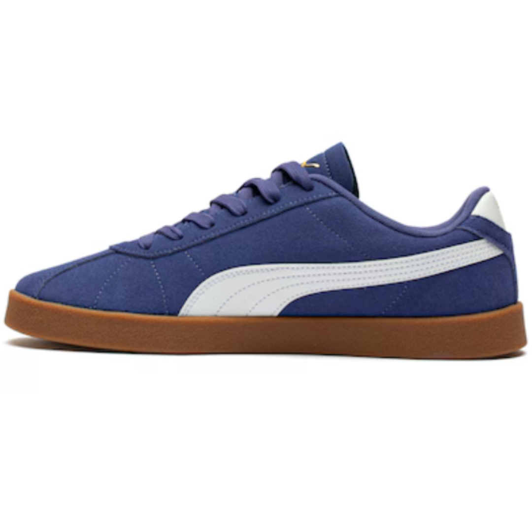 Zapatillas Puma Club II Azul + Marrón