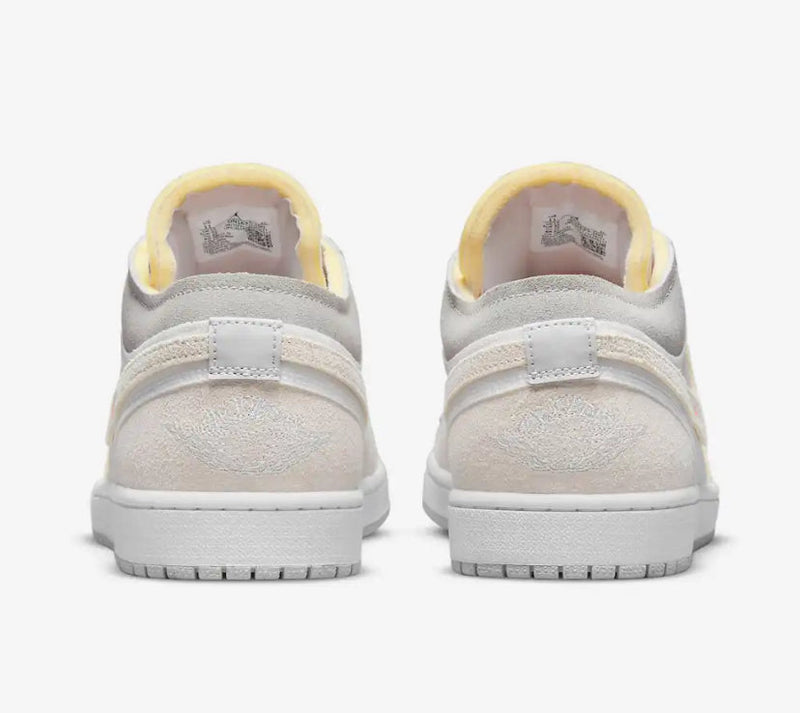 Air Jordan 1 Low Inside Out Crema Blanco Gris Claro