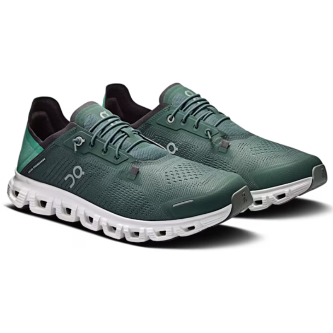 On Running Cloud 6 Coast Olive White
