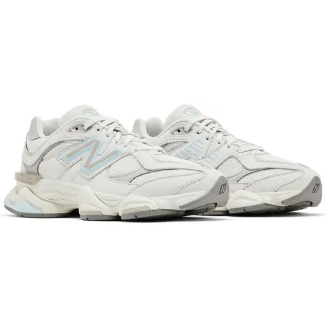 Tênis New Balance 9060 Pink Granite Silver Metallic Silver Cinza