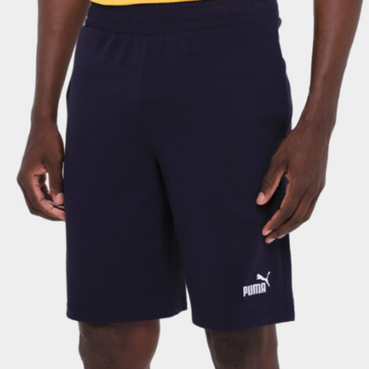 Shorts Puma ESS Logo Jersey '' Masculino - Azul Escuro