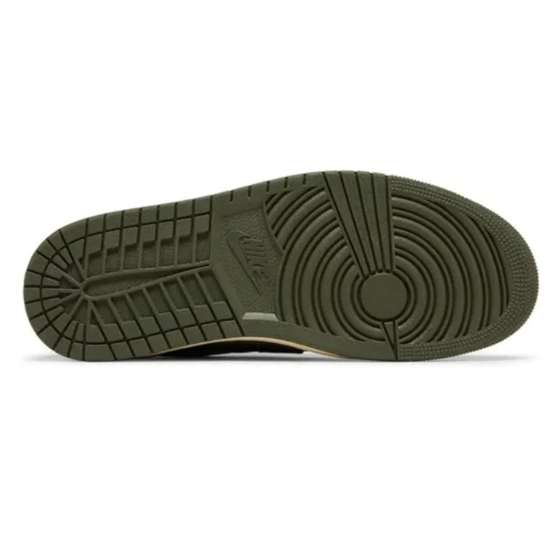 Tênis Nike Air Jordan 1 Low Medium Olive Green