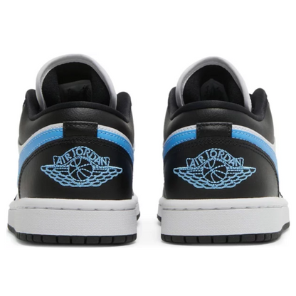 Tênis Air Jordan 1 Low Black University Blue White